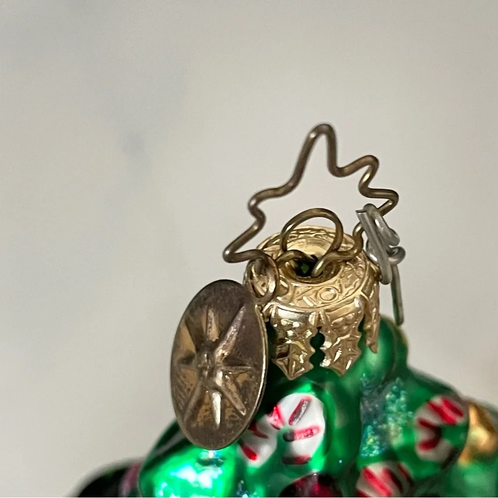 Santa & Snowman in Car Ornament by Christopher Radko